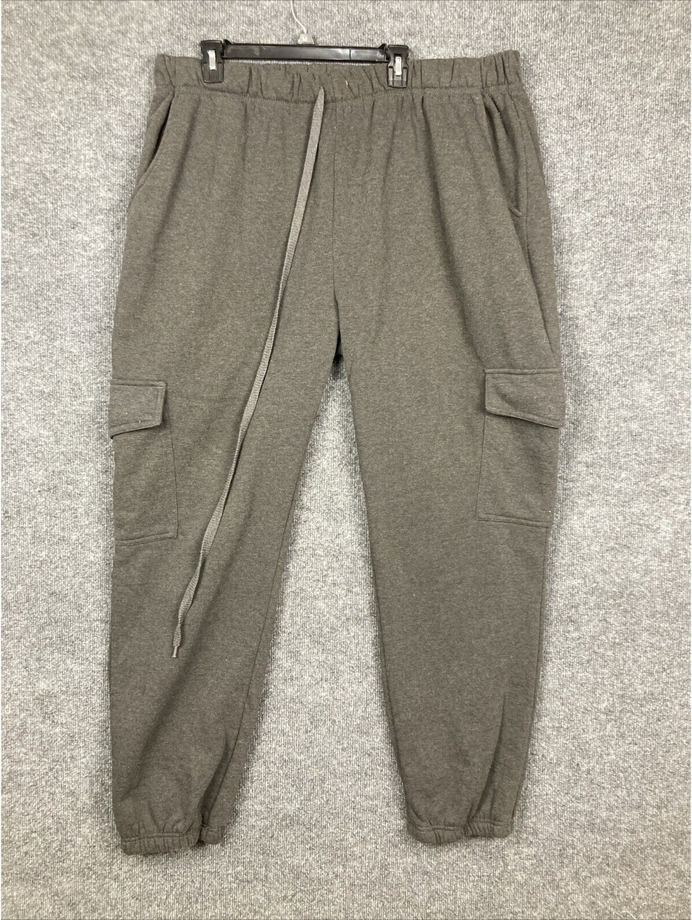 SP Active Mens 5XB Charcoal Gray Pocket Drawstring Sweatpants Joggers